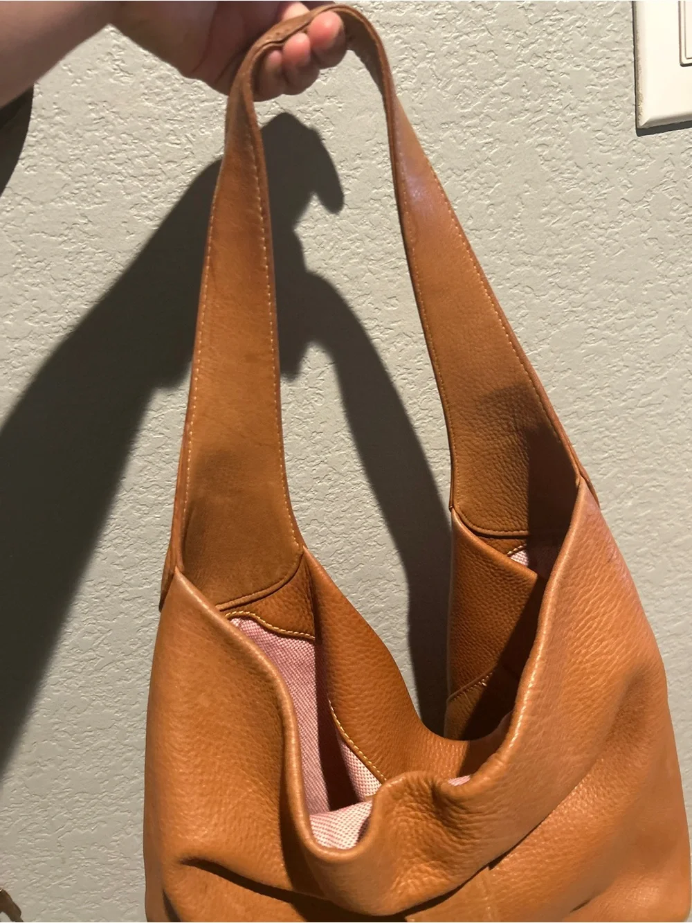 Vintage Dooney & Bourke Annalisa Lock Shoulder Bag